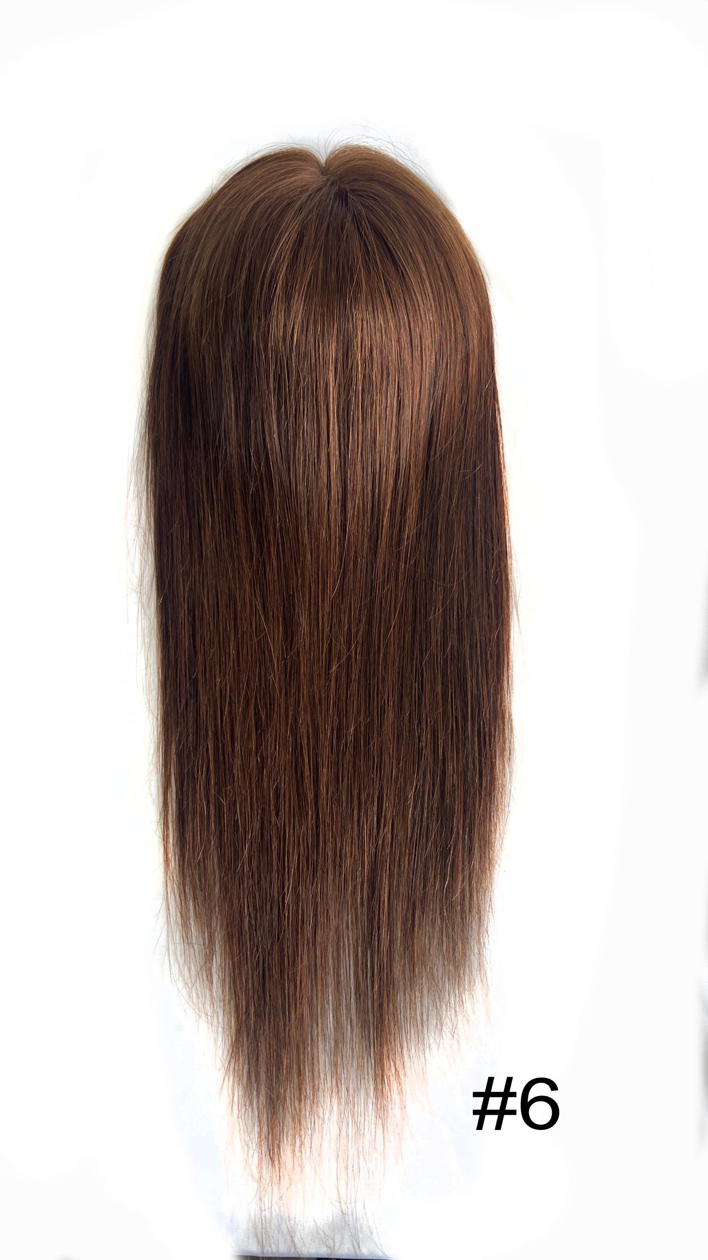 5*5 Mono Base Hair Topper Brown Color 100% Human Hair