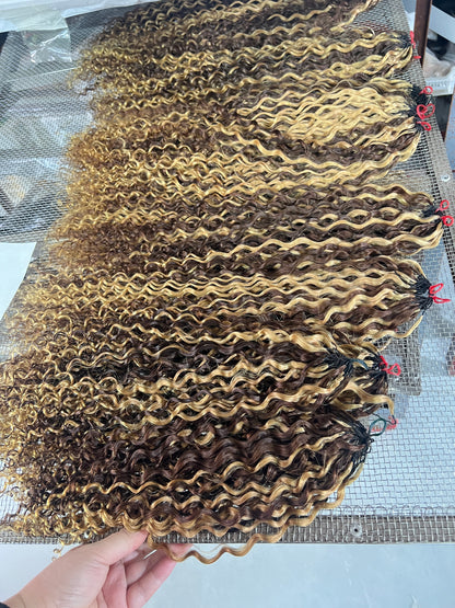 100%Remy human Hair Feather crochet hair Extensions