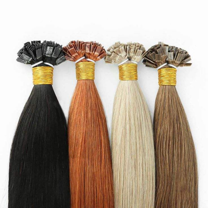 Flat Tip Hair Pre-bonded Hair Extension Brazilian Human Hair
