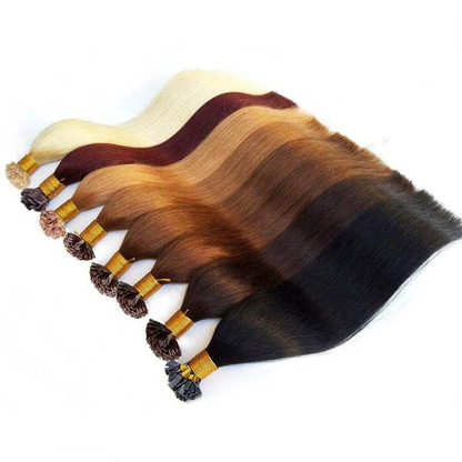 Flat Tip Hair Pre-bonded Hair Extension Brazilian Human Hair