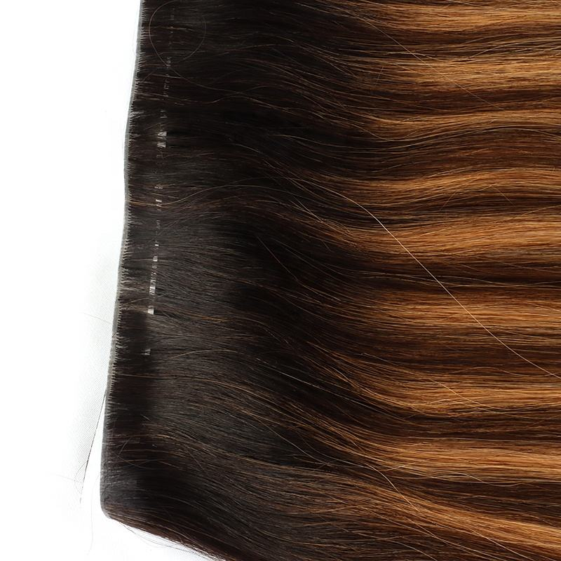 Injected Tape Weft Russian High Quality Super Invisible PU Tape Weft in Hair ExtensionsTape in Hair Extensions