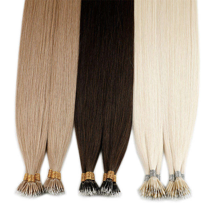 Nano Ring Hair Extensions Easy-to-Use Adds Hair Volume