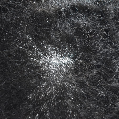 Ultra Thin Skin Base Afro Mens Toupee Afro Toupee Pu Indian Remy Human Hair