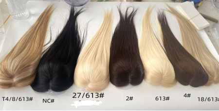 5*5 Mono Base Hair Topper Brown Color 100% Human Hair