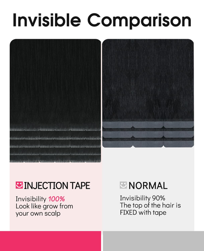 Injection Tape in Hair Premium Quality 100% Human Hair Various Colors