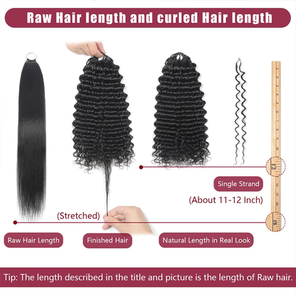 100%Remy human Hair Feather crochet hair Extensions