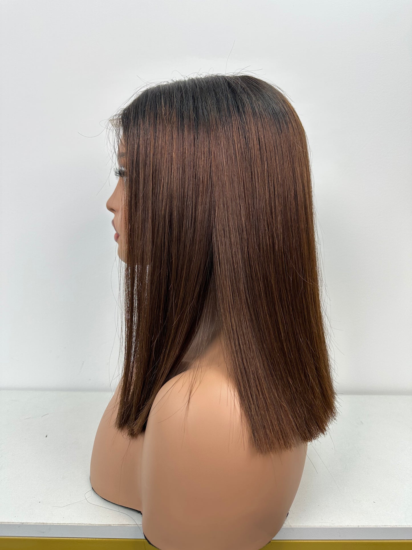 2*6 Lace Closure Bob Wig 10-12Inch Brazilian Human Hair Wigs