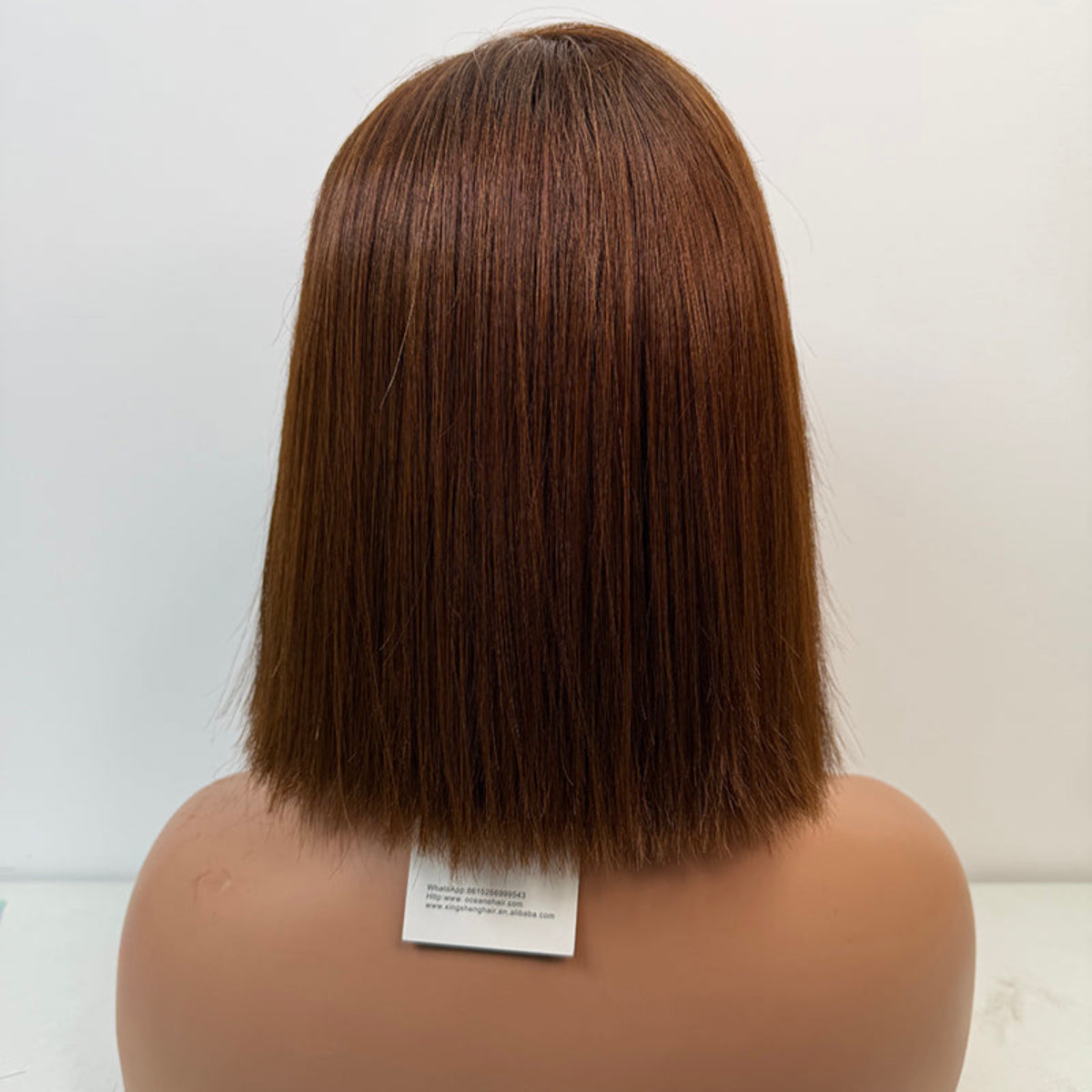 5*5 lace closure Brown 8inch Bob wig