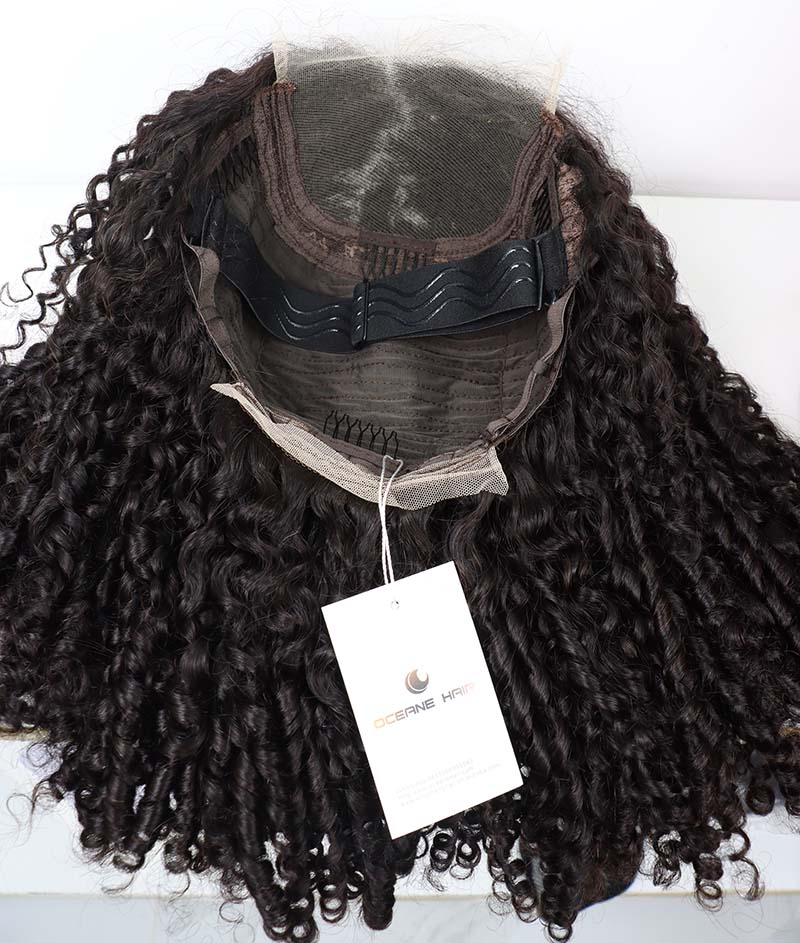 5*5 Pixie Curly Human Hair Wigs 18Inches Wholesale Price