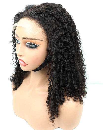5*5 Pixie Curly Human Hair Wigs 18Inches Wholesale Price