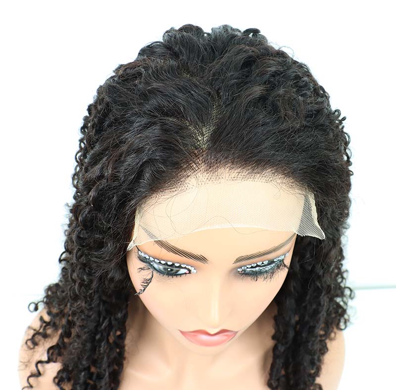 5*5 Pixie Curly Human Hair Wigs 18Inches Wholesale Price