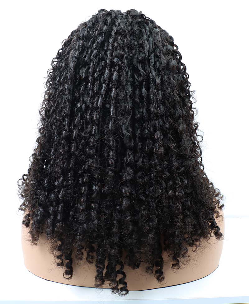 5*5 Pixie Curly Human Hair Wigs 18Inches Wholesale Price