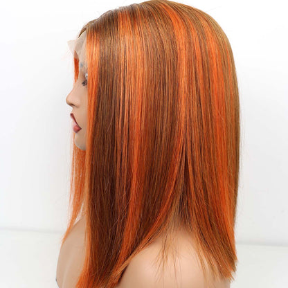 4*4 Bob Wig #P4/350  12inches 100% Human Hair Whosale Price