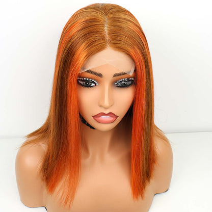 4*4 Bob Wig #P4/350  12inches 100% Human Hair Whosale Price