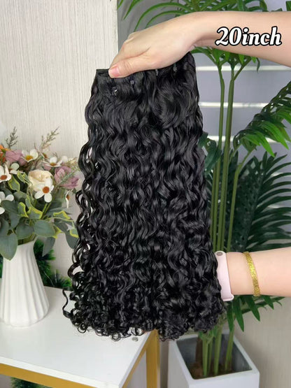 SDD Romantic Curly Hair Bundles 10Inches to 24Inches Indian Human Hair