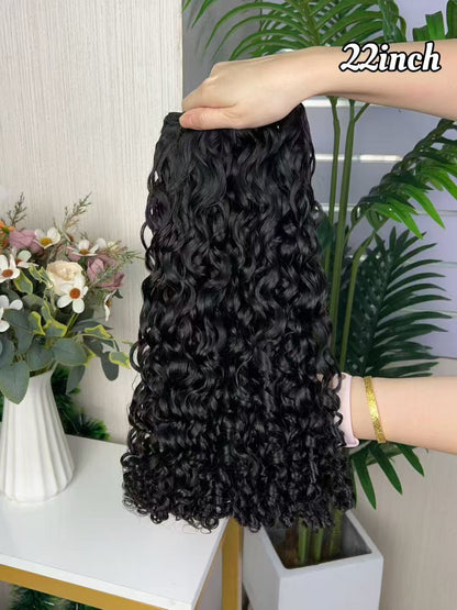 SDD Romantic Curly Hair Bundles 10Inches to 24Inches Indian Human Hair