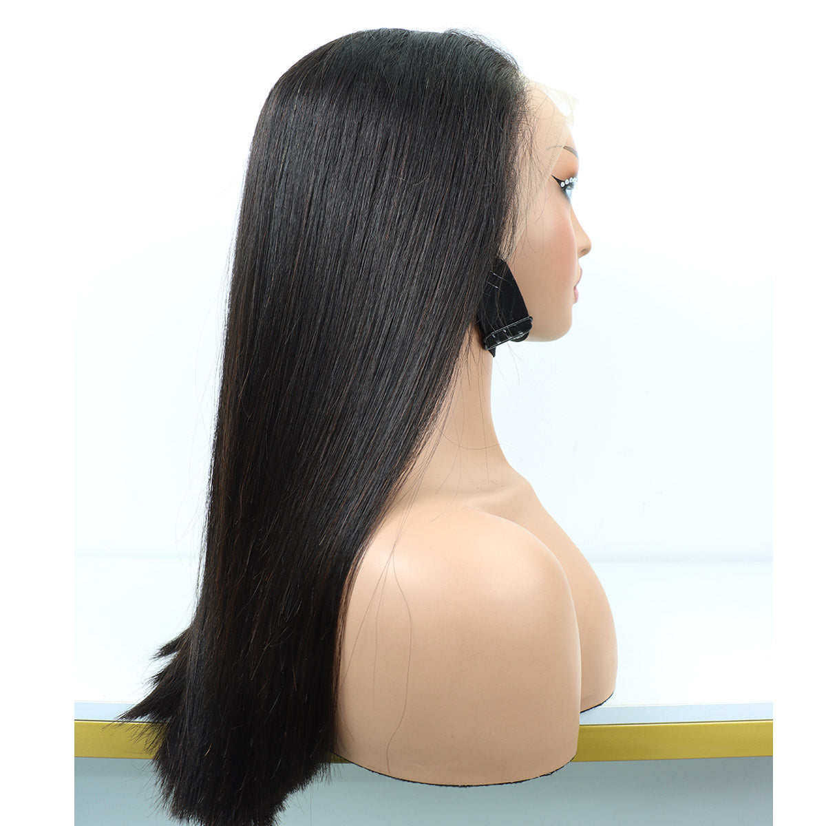 SDD 18Inches Straight Human Hair Wigs 13*4 Lace Frontal Natural Hairline