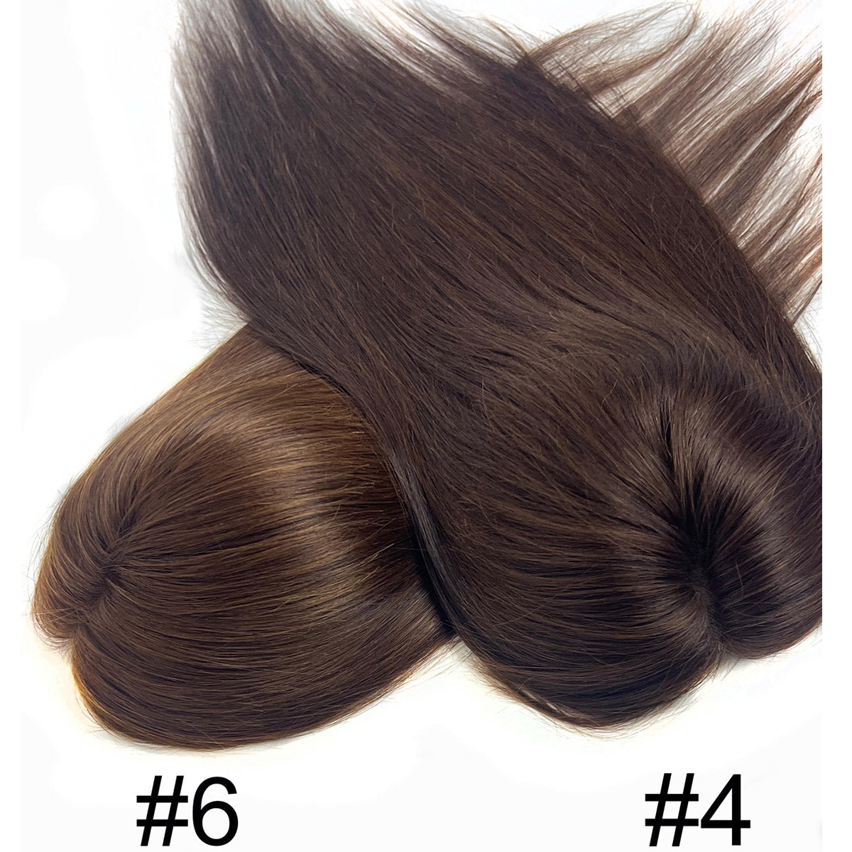 5*5 Mono Base Hair Topper Brown Color 100% Human Hair