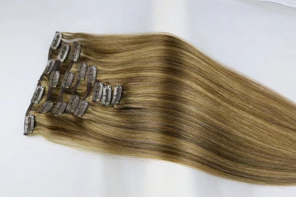 Classic Clip in Hair Extensions 100%Raw Human Hair