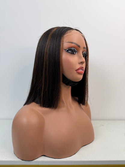 5*5 Lace Bob Wig Short Length #P1B/30 Human Hair Wigs for Women