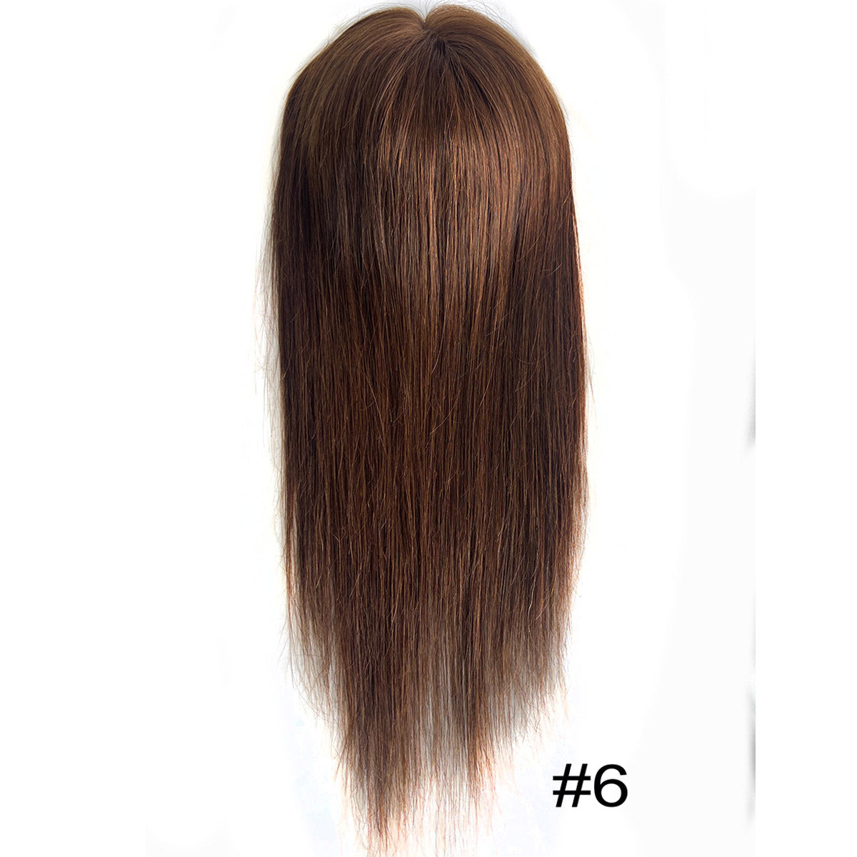 5*5 Mono Base Hair Topper Brown Color 100% Human Hair