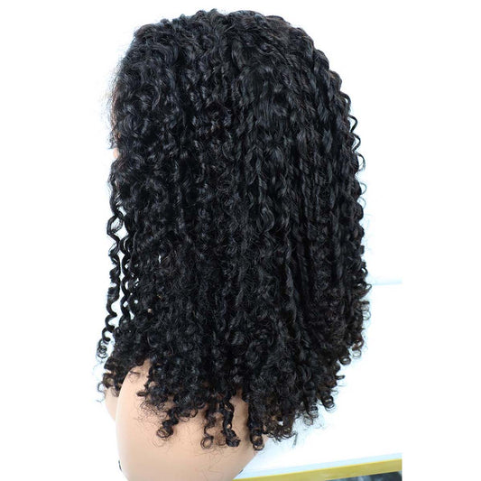 5*5 Pixie Curly Human Hair Wigs 18Inches Wholesale Price