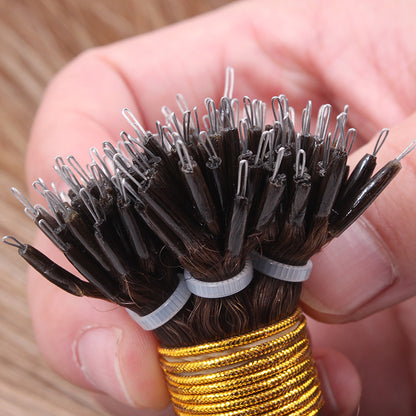 Nano Ring Hair Extensions Easy-to-Use Adds Hair Volume