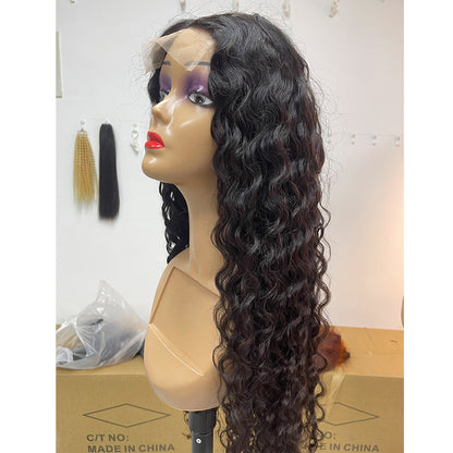 32Inch Curly Lace Closure Wig Brazilian Human Hair