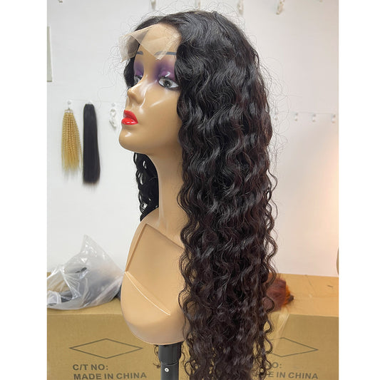 32Inch Curly Lace Closure Wig Brazilian Human Hair