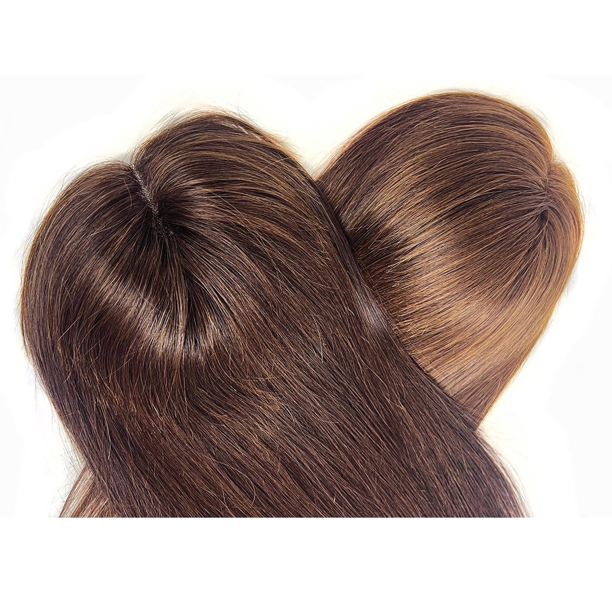 5*5 Mono Base Hair Topper Brown Color 100% Human Hair