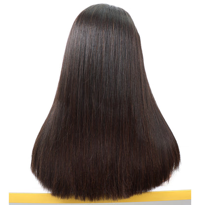 SDD 13X4 Lace Frontal Wig Brazilian Straight Human Hair 16Inches for Women