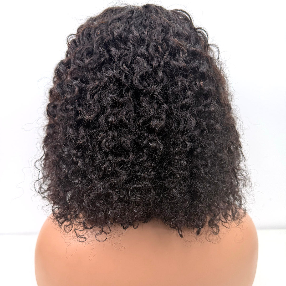 2*6 Curly Bob Wig 12Inches Natural Color 100% Human Hair