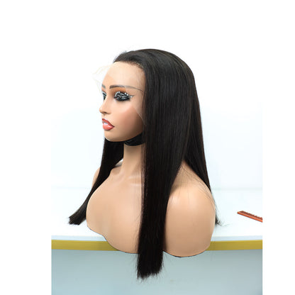 SDD 18Inches Straight Human Hair Wigs 13*4 Lace Frontal Natural Hairline