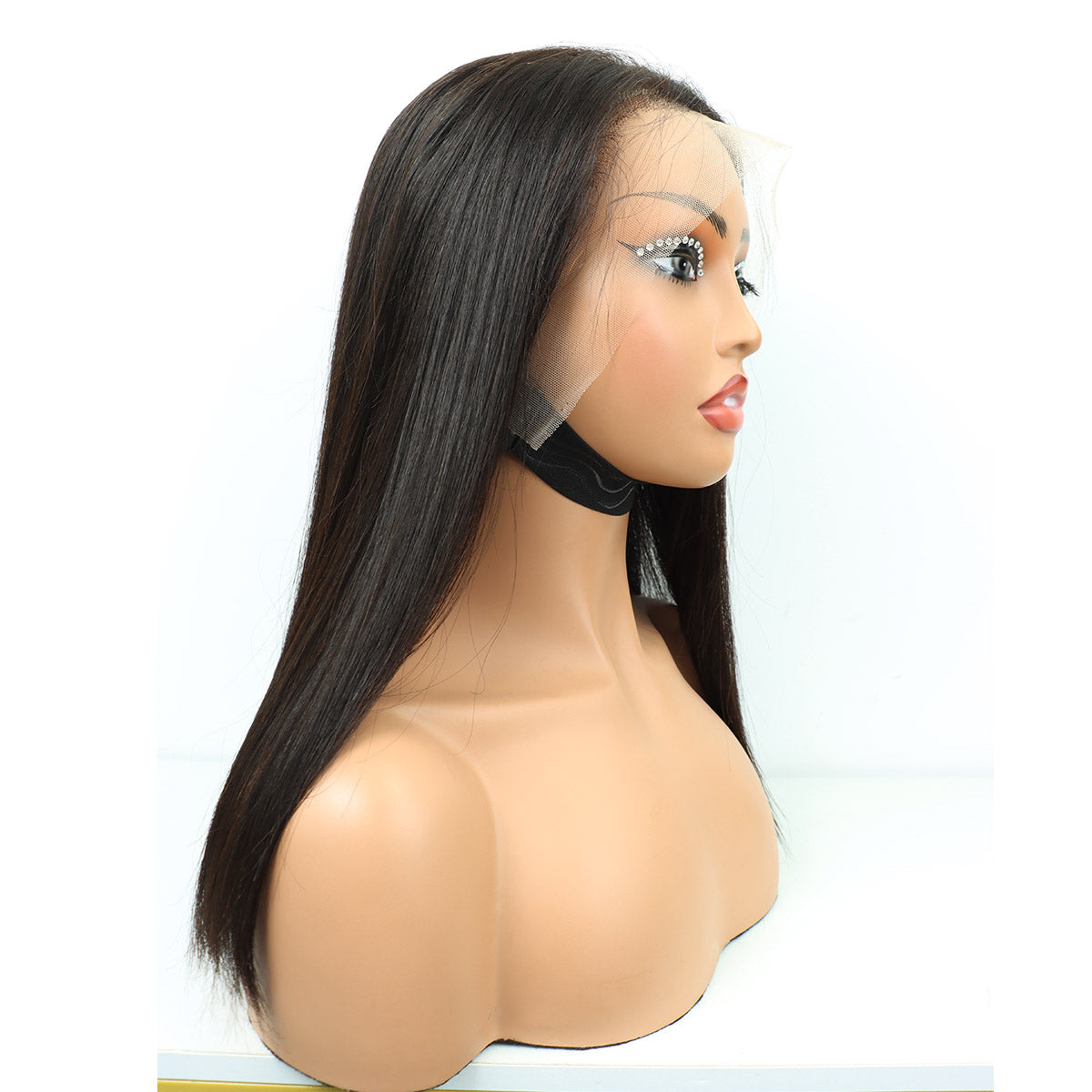 SDD 13X4 Lace Frontal Wig Brazilian Straight Human Hair 16Inches for Women
