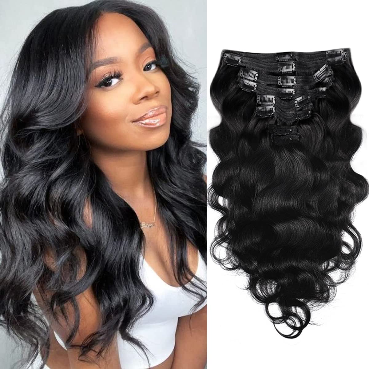 Remy Lace clip-in hair extensions