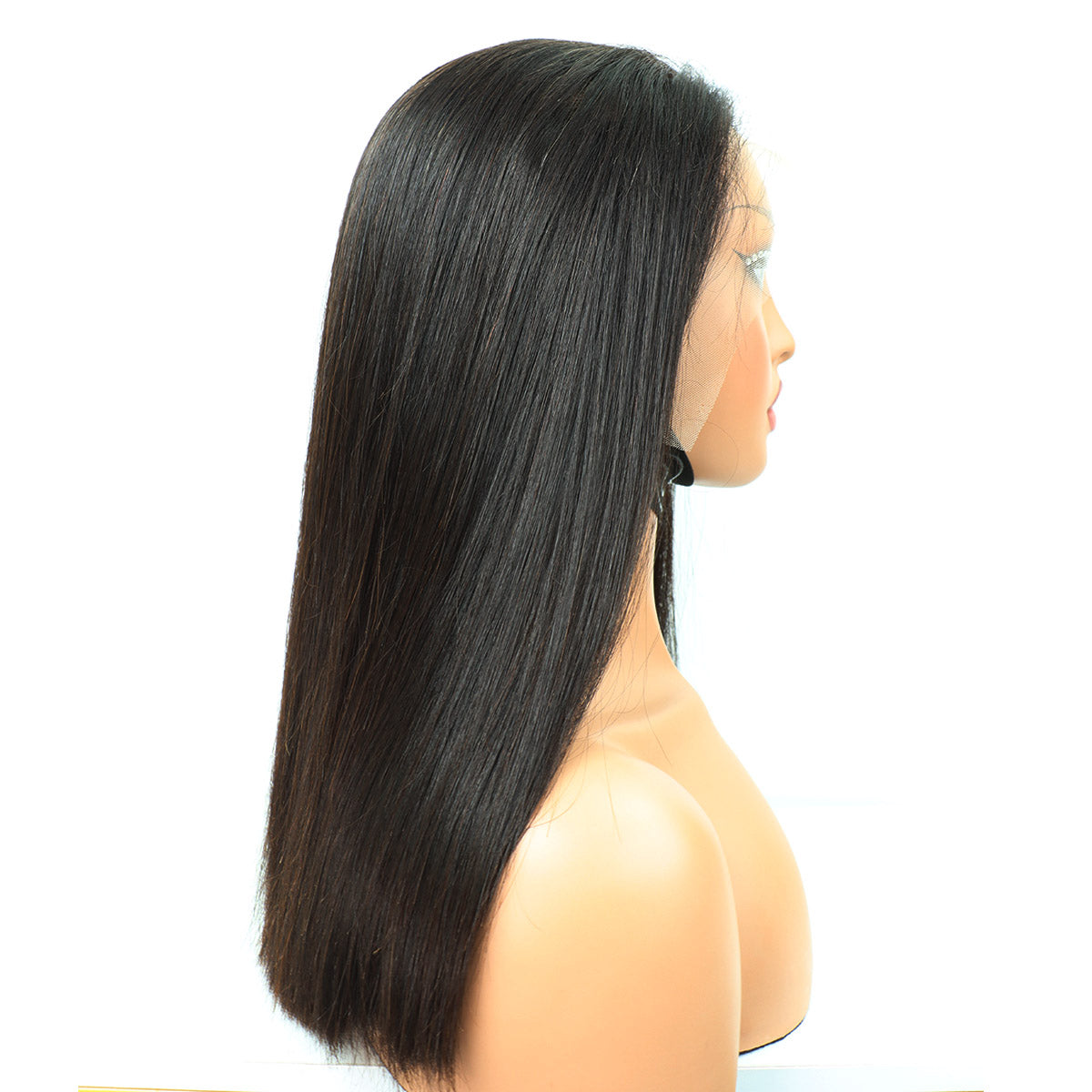 SDD 13X4 Lace Frontal Wig Brazilian Straight Human Hair 16Inches for Women