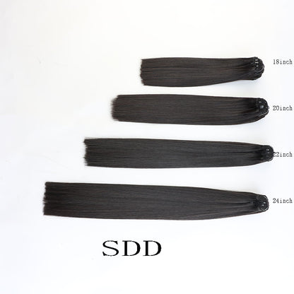 12A Grade 100% Remy Weft Cuticle Aligned Human Hair Super Double Drawn Thick Hair Bone Straight Hair