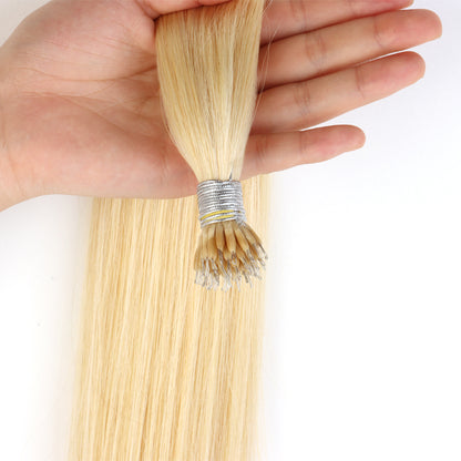 Nano Ring Hair Extensions Easy-to-Use Adds Hair Volume