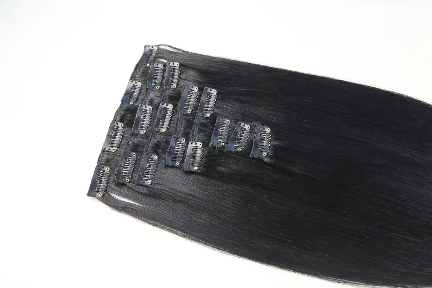 Classic Clip in Hair Extensions 100%Raw Human Hair