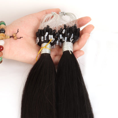 100% Remy Human Hair Micro Ring Hair Extensions 10-28 Inch 100g Per Piece