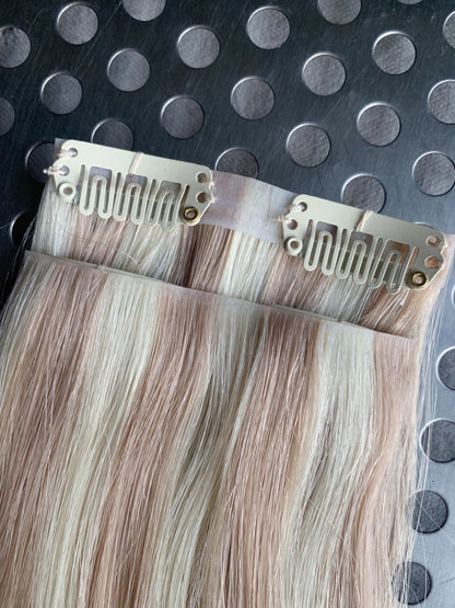 Ultra Thin Injection PU Seamless Clip In hair 100g