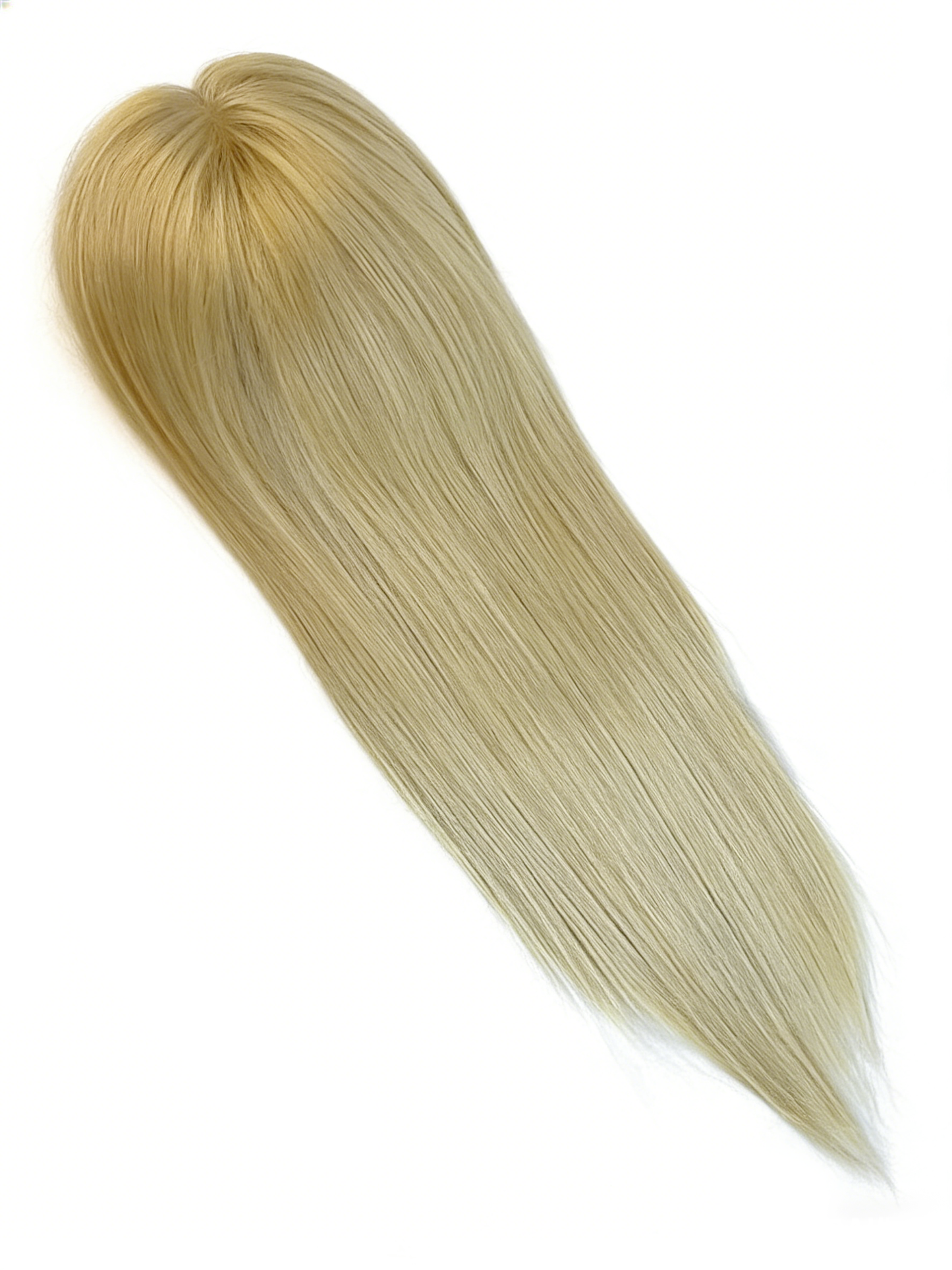 High density silk base 3"x5",4"x5", 5"x6",6"x7" hair toppers in blonde #613 color for thin hair