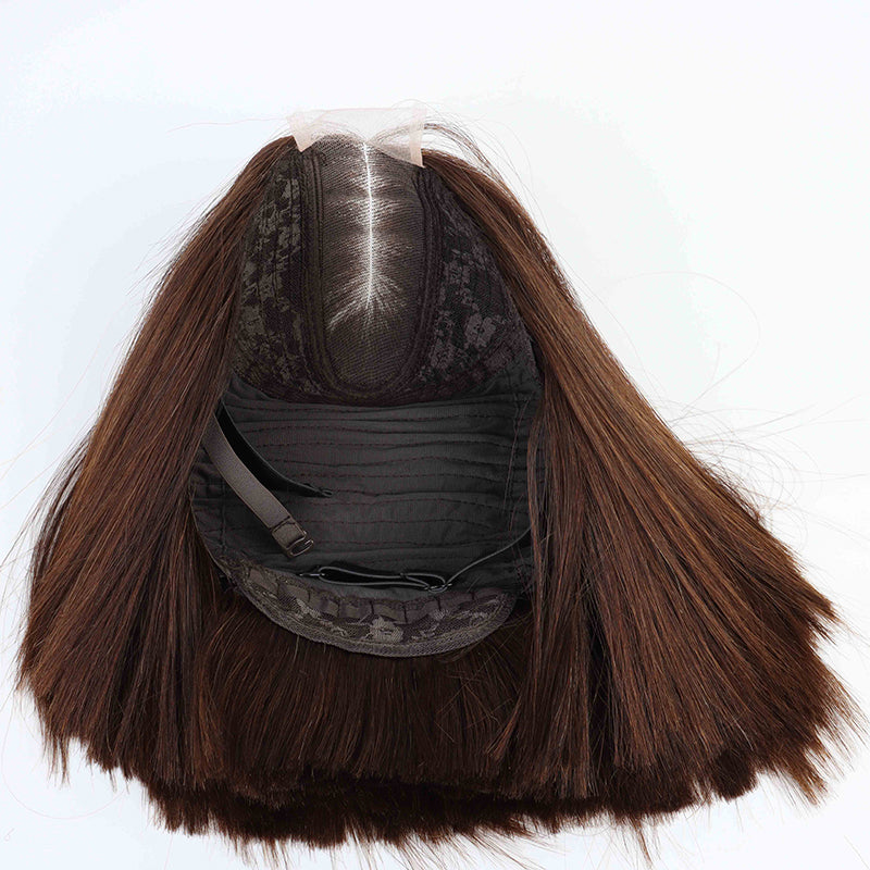 2"x6" lace pure mink 100% human virgin hair wig