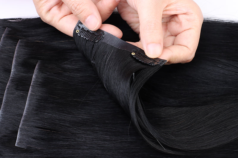 100% Remy Human Hair Clip-in Hair Extensions