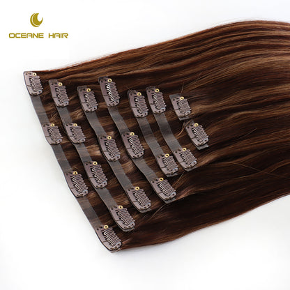 100% Remy Human Hair Clip-in Hair Extensions