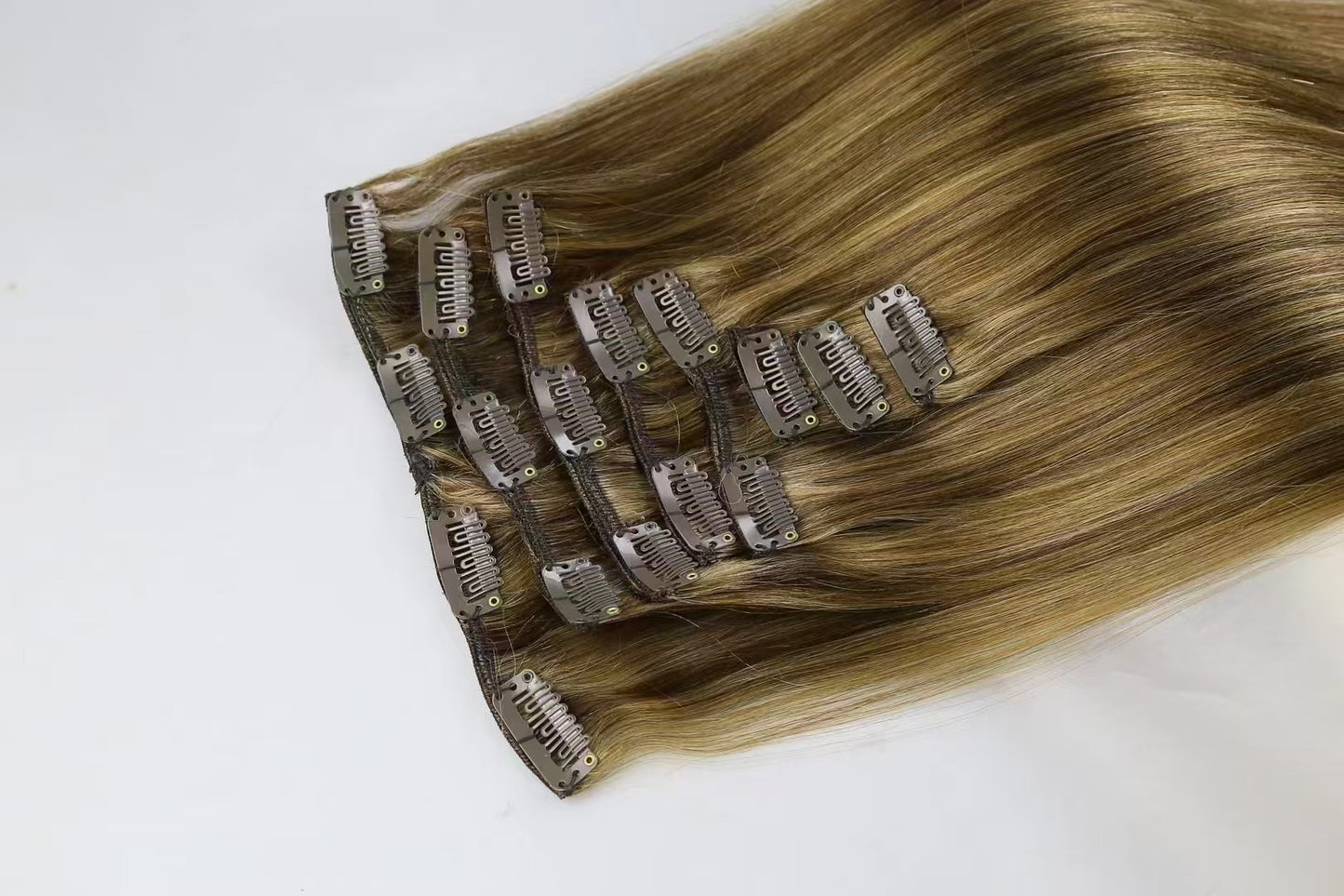 Classic Clip in Hair Extensions 100%Raw Human Hair