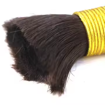 Natural Color Hair Bulk 100% Human Hair No Weft