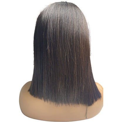 12　inch natural color headband wig - 100% human hair headpiece  headband Bob wig