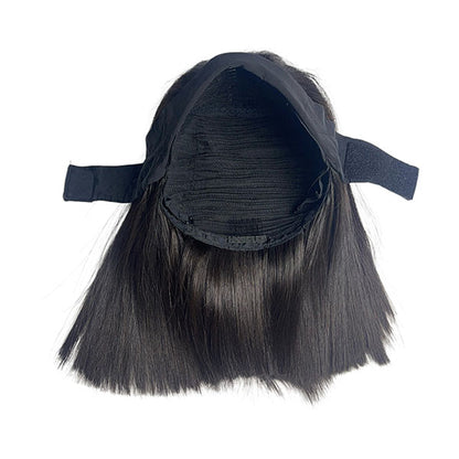 12　inch natural color headband wig - 100% human hair headpiece  headband Bob wig