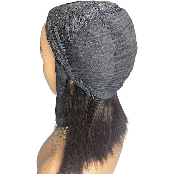 12　inch natural color headband wig - 100% human hair headpiece  headband Bob wig